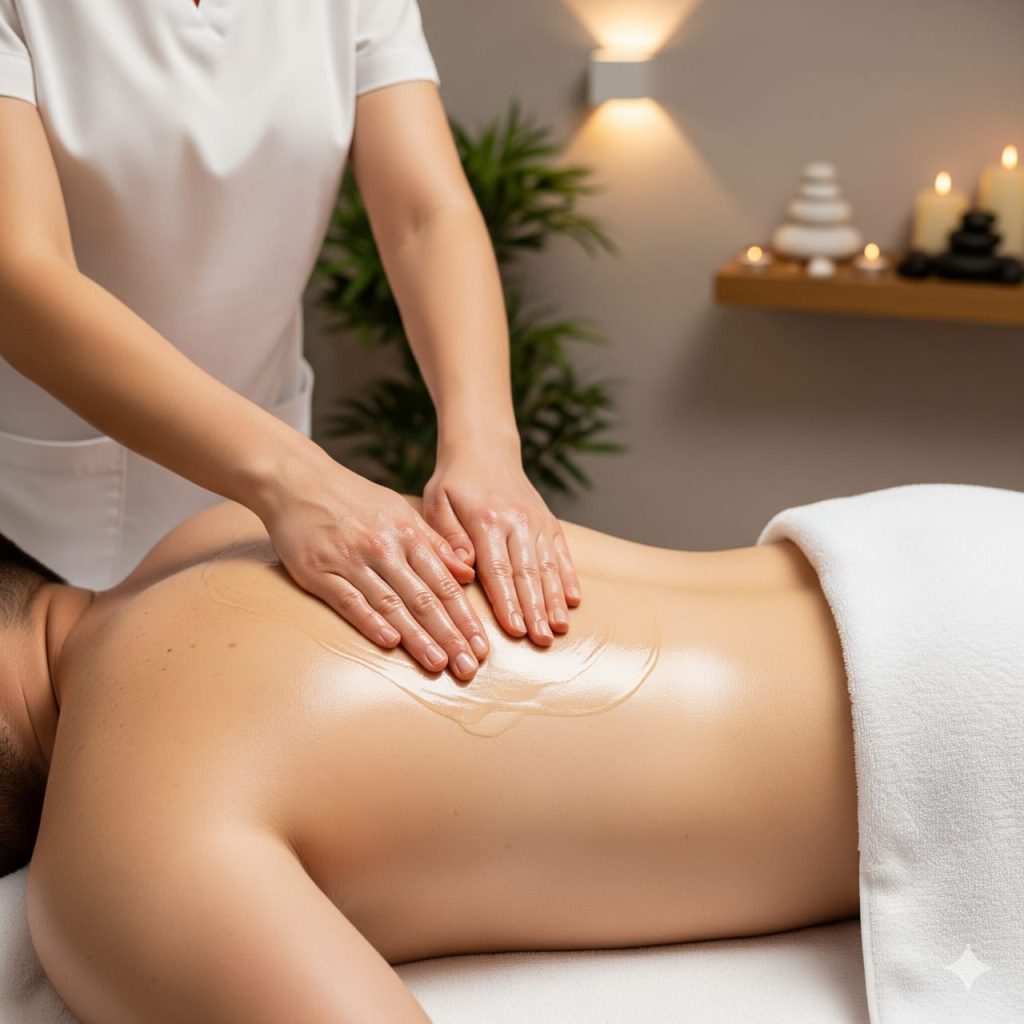 aroma oil massage